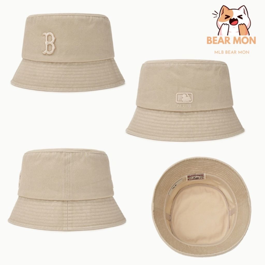■MLB Korea■ Basic Bucket Hat Drop Fit NY DGrey 3AHT8804N-5 ☆MLB☆Basic Bucket Hat Drop Fit (MLB Korea/ハット