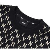  Áo Sweater MLB Monogram Overfit Sweatshirt Boston Red Sox 3Amtm0224 Màu nâu và đen 