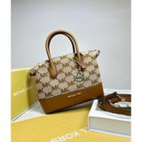  Túi Đeo Chéo MK Michael Kors Hyde Small Satchel Brown Bag Màu Nâu 