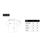  Áo ADLV Script Embossing Chain Needlework Short Sleeve T-Shirt Màu Nâu Hồng Đen 