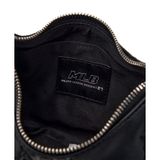  Túi Đeo Chéo Hobo MLB Classic Monogram New Embo Cross Bag New York Yankees 3Acrs024N Logo NY chữ B Màu Trắng và Đen 