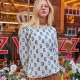  Áo Sweat MLB Classic Monogram Front Pattern Overfit Sweatshirt Boston Red Sox LA Dodgers NY màu đen trắng begi 3Amtm0231 