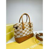  Túi Đeo Chéo MK Michael Kors Hyde Small Satchel Brown Bag Màu Nâu 