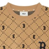  Áo Sweat MLB Diamond monogram front pattern jacquard comfortable fit sweatshirt NY Boston Red Sox 3Amtm0134 