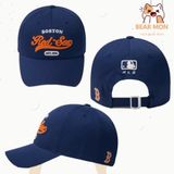  Mũ Lưỡi Trai MLB Lettering Unstructured Ball Cap Boston Red Sox Cleveland Guardians Màu Xanh Trắng Hồng Navy 3Acpvl24N 