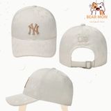  Mũ Lưỡi Trai MLB Classic Monogram Structure Ball Cap New York Yankees 3Acpm014N Màu Trắng Và Đen Mono Chìm 