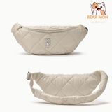  Túi Đeo Hông MLB Basic Quilting Lux Hipsack Boston Redsox New York Yankees 3Ahsm064N Màu Trắng Và Đen Chần bông 