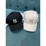  Mũ Lưỡi Trai MLB Classic Monogram Structure Ball Cap New York Yankees 3Acpm014N Màu Trắng Và Đen Mono Chìm 