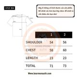  Áo ADLV Bear Applique Pigment Washing Short Sleeve T-Shirt Thêu Gấu Màu Đen Than Trắng kem 