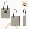 Túi tote MLB chữ nhật Basic Canvas Vertical 3AORM033N-50BKS Màu Đen Logo NY
