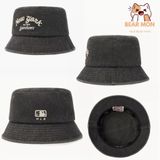  Mũ MLB Varsity Lettering Color Denim Bucket Hat New York Yankees 3Ahtds14N Màu Xanh Đen Hồng 