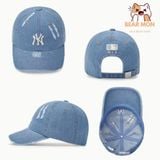 Mũ Lưỡi Trai MLB Basic Washing Denim Unstructured Ball Cap New York Yankees Logo NY Màu Xanh / Đen 3Acpvd34N 