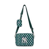  Túi Đeo Chéo MLB Monogram New York Yankees Green 3Acrm012N-50Gnd Màu Xanh Size 23 