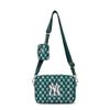 Túi Đeo Chéo MLB Monogram New York Yankees Green 3Acrm012N-50Gnd Màu Xanh Size 23