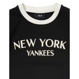  Áo  MLB WomenS Varsiy Logo Slim Crop T Shirts New York Yankees 3Ftsv0844 Màu Trắng Và Đen 