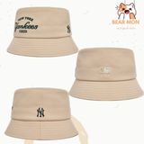  Mũ MLB Varsity Lettering Bucket Hat New York Yankees 3AHTV013N màu đen begi xanh navy 