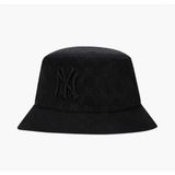  Mũ MLB Classic Monogram Jacquard Bucket Hat New York Yankees 32CPH3111-50L Màu Đen Logo Chìm 