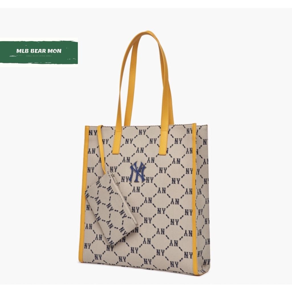 Túi MLB Monogram Diamond Jacquard Tote Bag New York Yankees