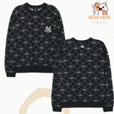  Áo Sweat MLB Diamond monogram front pattern jacquard comfortable fit sweatshirt NY Boston Red Sox 3Amtm0134 