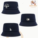  Mũ MLB Varsity Lettering Bucket Hat New York Yankees 3AHTV013N màu đen begi xanh navy 
