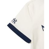  Áo  MLB WomenS Varsiy Logo Slim Crop T Shirts New York Yankees 3Ftsv0844 Màu Trắng Và Đen 