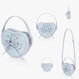  Túi Đeo Chéo Find Kapoor Ribbon Tie Heart Bag Trái Tim Màu Trắng / Đen / Hồng / Xanh Pale 