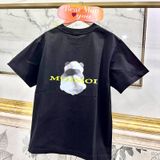  Áo Phông FIER DE MOI Back Panda Màu Trắng Đen In Gấu Panda 