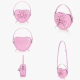  Túi Đeo Chéo Find Kapoor Ribbon Tie Heart Bag Trái Tim Màu Trắng / Đen / Hồng / Xanh Pale 