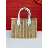  Túi Tote Michael Kors MK Mirella Small Wicker Crossbody Bag Sợi Mây 