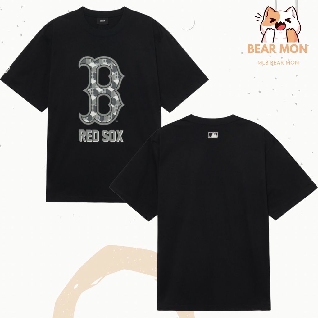 Áo Phông MLB Cube Clipping Monogram Overfit Short Sleeve T