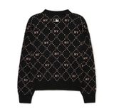  Áo Sweat MLB Monogram New York Yankees 3Fkpm0134-50Bks Màu Đen 