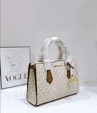  Túi Xách Michael Kors MK Sheila Small Satchel Màu Trắng Logo 