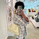  Túi Trống Đeo Vai Marc Jacobs Dome Shoulder Màu Trắng 