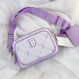  Túi Đeo Chéo MLB Monogram Boston RedSox Màu Tím 7ACRMD45N-43IVS 