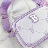  Túi Đeo Chéo MLB Monogram Boston RedSox Màu Tím 7ACRMD45N-43IVS 