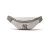  Túi Đeo Hông MLB Korea Classic Mono Jacquard Hip Sack New York Yankees Grey 3AHSM014N-50CGL Màu Xám Nhạt 