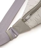  Túi Đeo Hông MLB Korea Classic Mono Jacquard Hip Sack New York Yankees Grey 3AHSM014N-50CGL Màu Xám Nhạt 