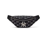 Túi Đeo Hông MLB Korea Classic Mono Jacquard Hip Sack New York Yankees Black 3AHSM014N-50BKS Màu Đen 