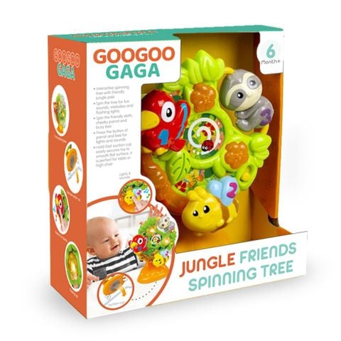  GOOGOGAGA Đồ chơi cây quay những người bạn rừng xanh 