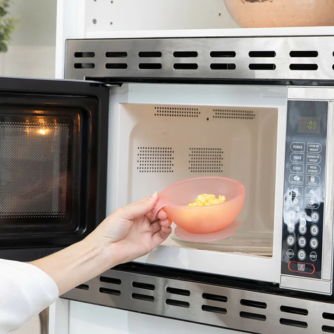  BUMKINS Bộ bát muỗng ăn dặm bằng Silicone cho bé 