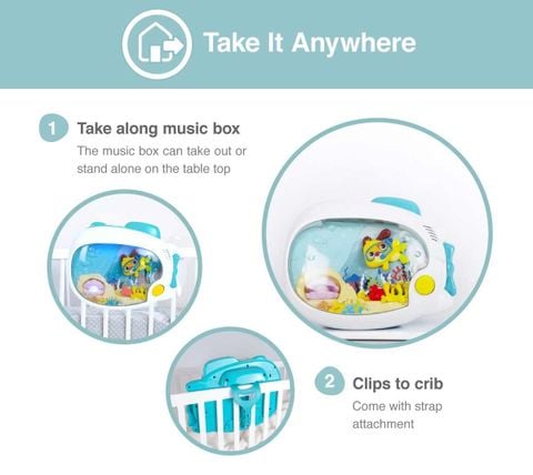  GOOGOGAGA Đồ chơi đèn ngủ biển yên tĩnh ba trong một 