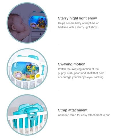  GOOGOGAGA Đồ chơi đèn ngủ biển yên tĩnh ba trong một 