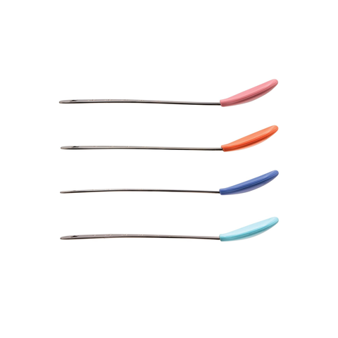  Nuby Bộ 4 chiếc thìa ăn dặm bằng thép không gỉ có đầu bọc silicone cho bé 81023 