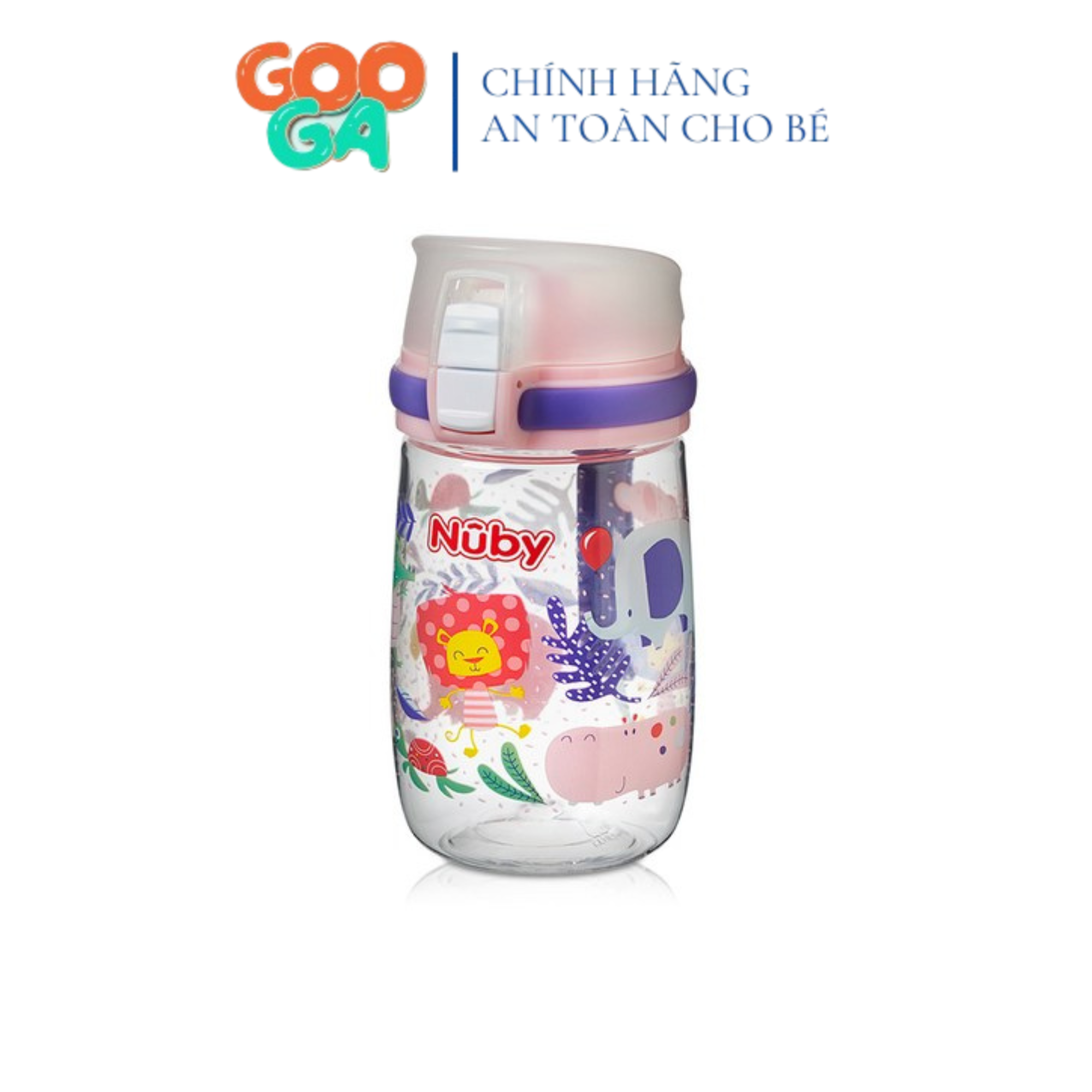  Nuby Bình tập uống bằng nhựa cho bé dung tích 300ml 10773 