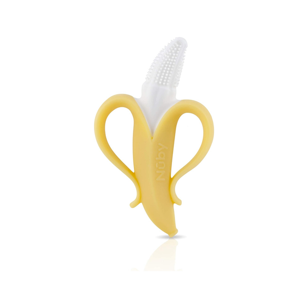  Nuby Bàn chải massage nướu 360 độ cho trẻ em hình quả chuối 