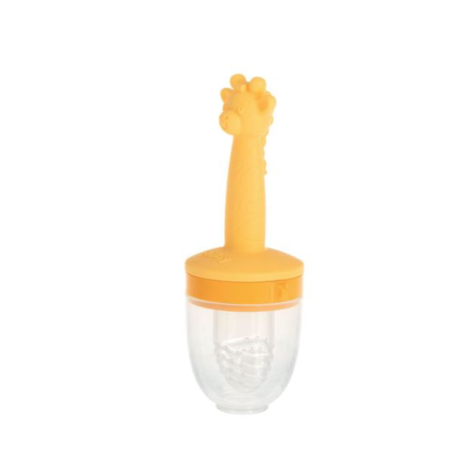  Nuby Túi nhai ăn dặm bằng silicone cho bé có tay cầm hình thú dễ thương 