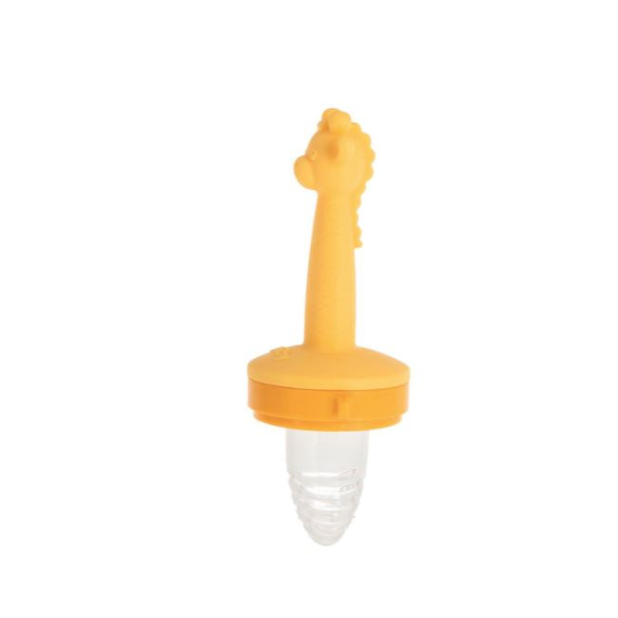  Nuby Túi nhai ăn dặm bằng silicone cho bé có tay cầm hình thú dễ thương 