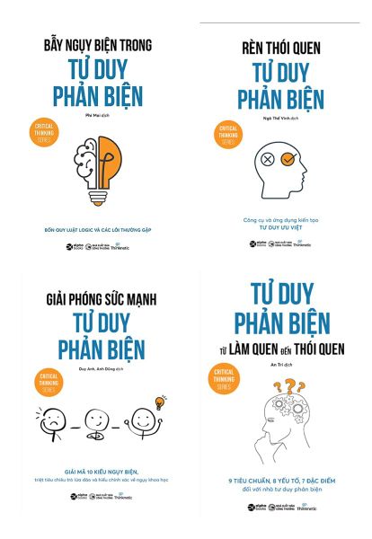 Bộ 4 Cuốn Sách Về Tư Duy Phản Biện Của Thinknetic