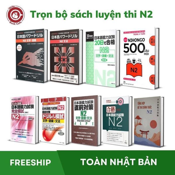 Combo Trọn bộ sách luyện thi toàn diện N2