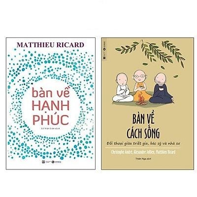 Combo Sách Bàn về cách sống và Bàn về hạnh phúc